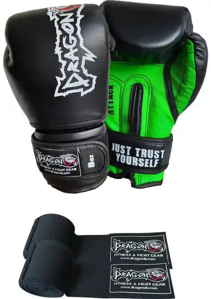 Dragon Attack Boks Eldiveni ve Bandaj Seti ile Güçlü ve Konforlu Antrenmanlar