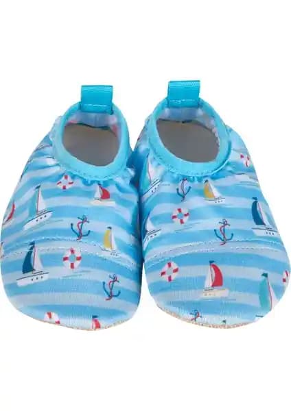 First Step Erkek Çocuk Deniz ve Havuz Patiği Kaydırmaz Taban Çocuk Ayakkabısı