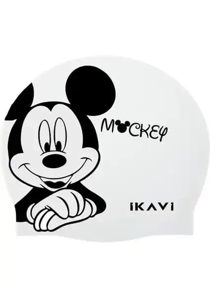 İkavi Mickey Mouse Baskılı Silikon Bone: Güvenli ve Eğlenceli Çocuk Yüzme Aksesuarı