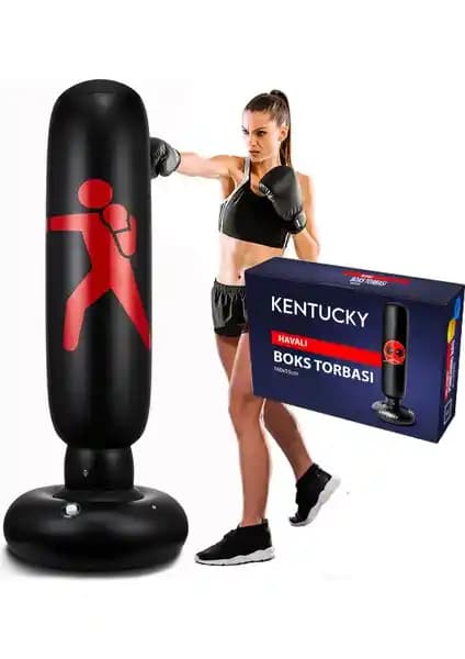 Kentucky Blanka 160 cm Dikey Ayaklı Şişme Boks Torbası Antrenman ve Performans Artırıcı Ürün
