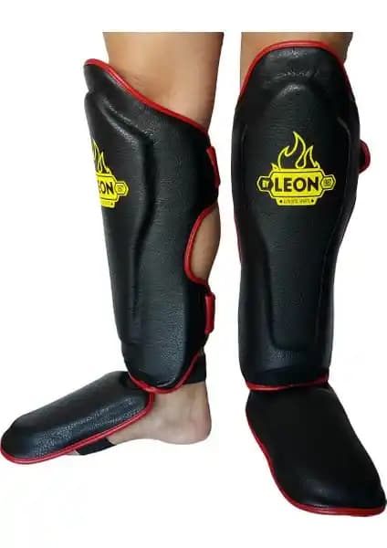 Leon Solid Kick Boks ve Muay Thai Ayak ve Kaval Koruyucu - Dayanıklı ve Konforlu Spor Güvenliği