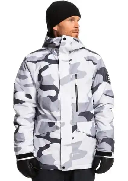 Quiksilver Mission Printed Erkek Snowboard Ceketi: Yüksek Performans ve Dayanıklılık