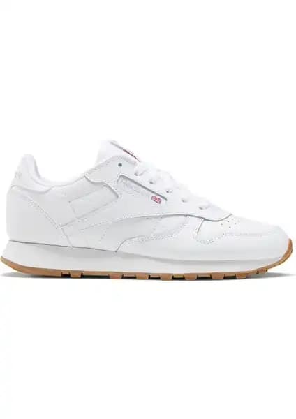 Reebok CL LTHR Beyaz Unisex Spor Ayakkabısı Şıklık ve Konfor Sunan Modern Tasarım