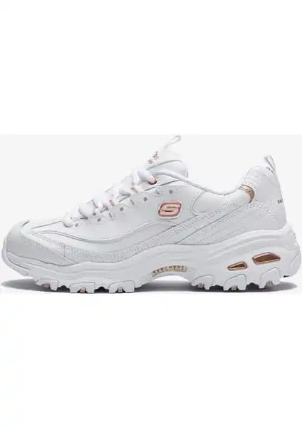 Skechers D'LITES Fresh Start Kadın Beyaz Sneakers: Şıklık ve Konforun Bir Arada Olduğu Günlük Spor Ayakkabı