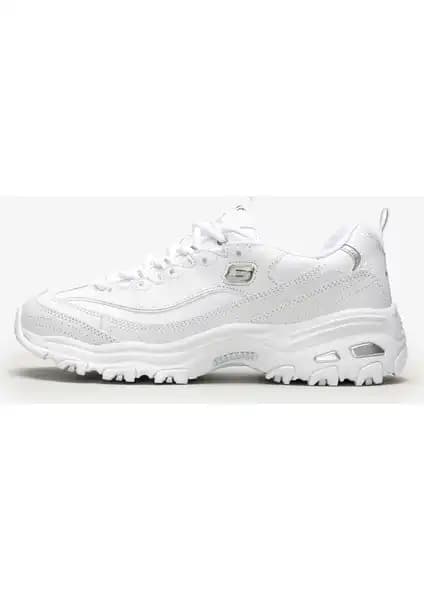 Skechers D'LİTES FRESH START Kadın Beyaz Spor Ayakkabısı Şıklık ve Konforun Birleşimi
