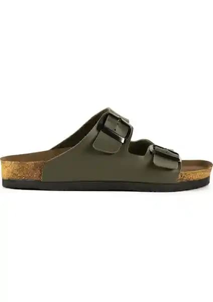 Slazenger LENS Kadın Haki Terlik: Şık ve Konforlu Günlük Kullanım Ayakkabısı