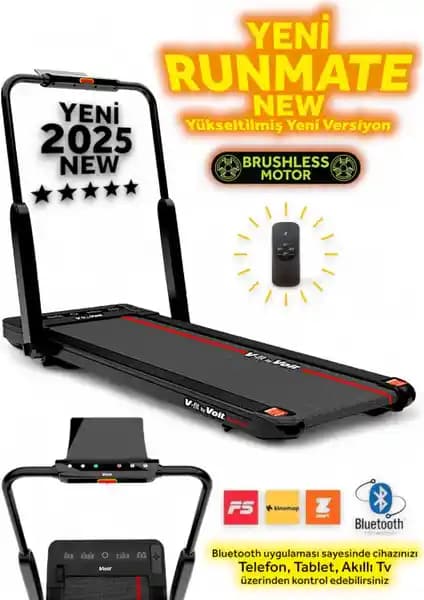 Voit V-Fıt By Voit Runmate New Koşu Bandı: Geniş Alan ve Sessiz Çalışma Özellikleriyle Evde Spor İçin Uygun