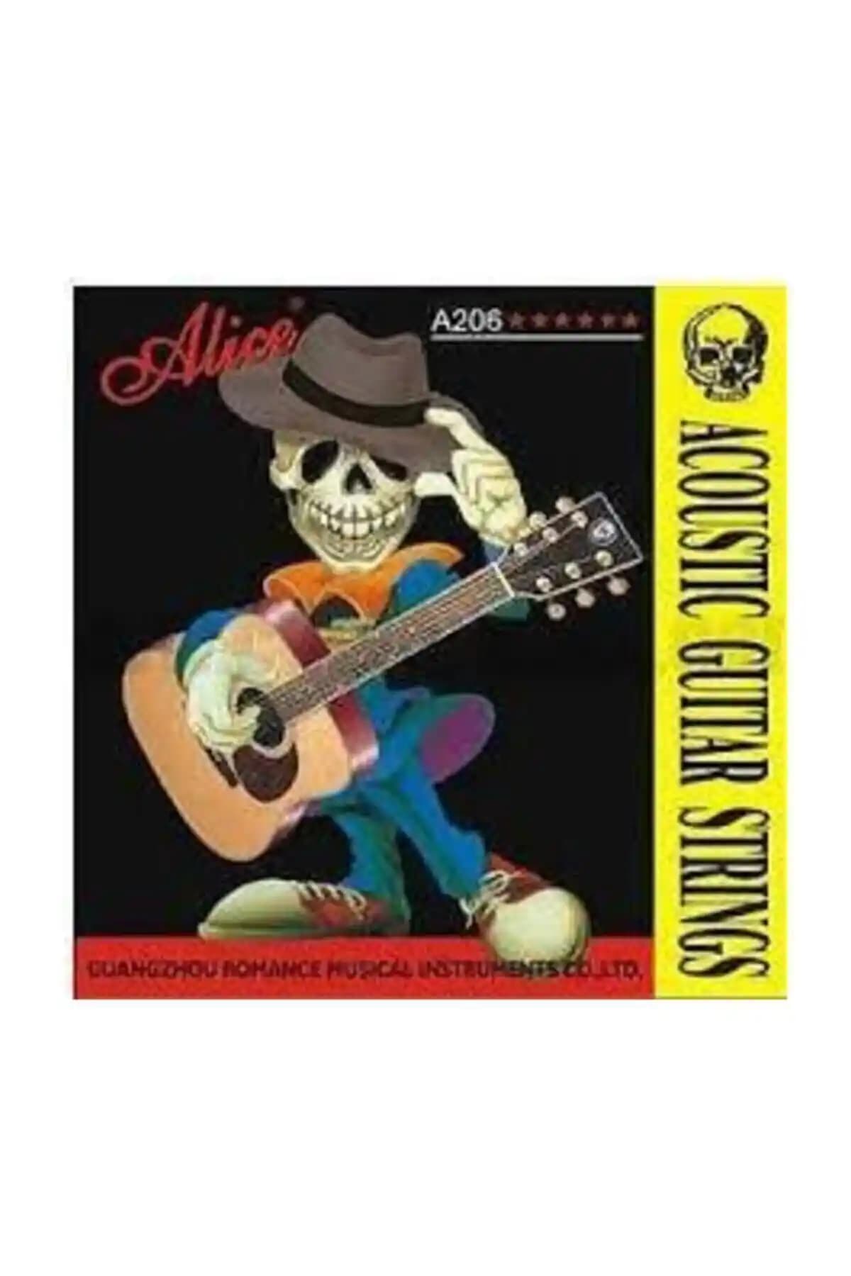 Alice A206 SL Akustik Gitar Teli: Dayanıklı ve Yüksek Ses Kalitesi Sunan Profesyonel Seçenek