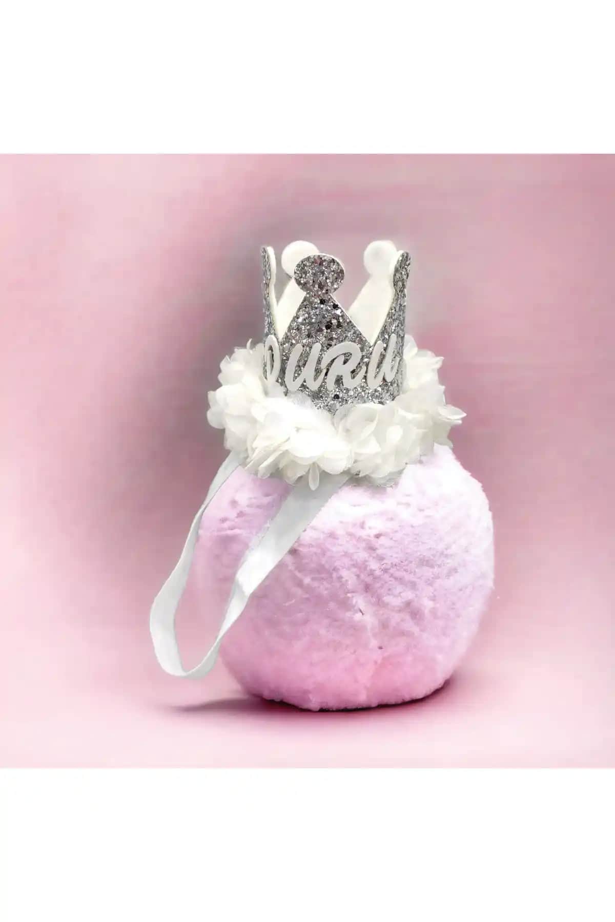 Damlakidsmoda 1 Yaş Doğum Günü Tacı Kişiselleştirilebilir Şık ve Dayanıklı Aksesuar