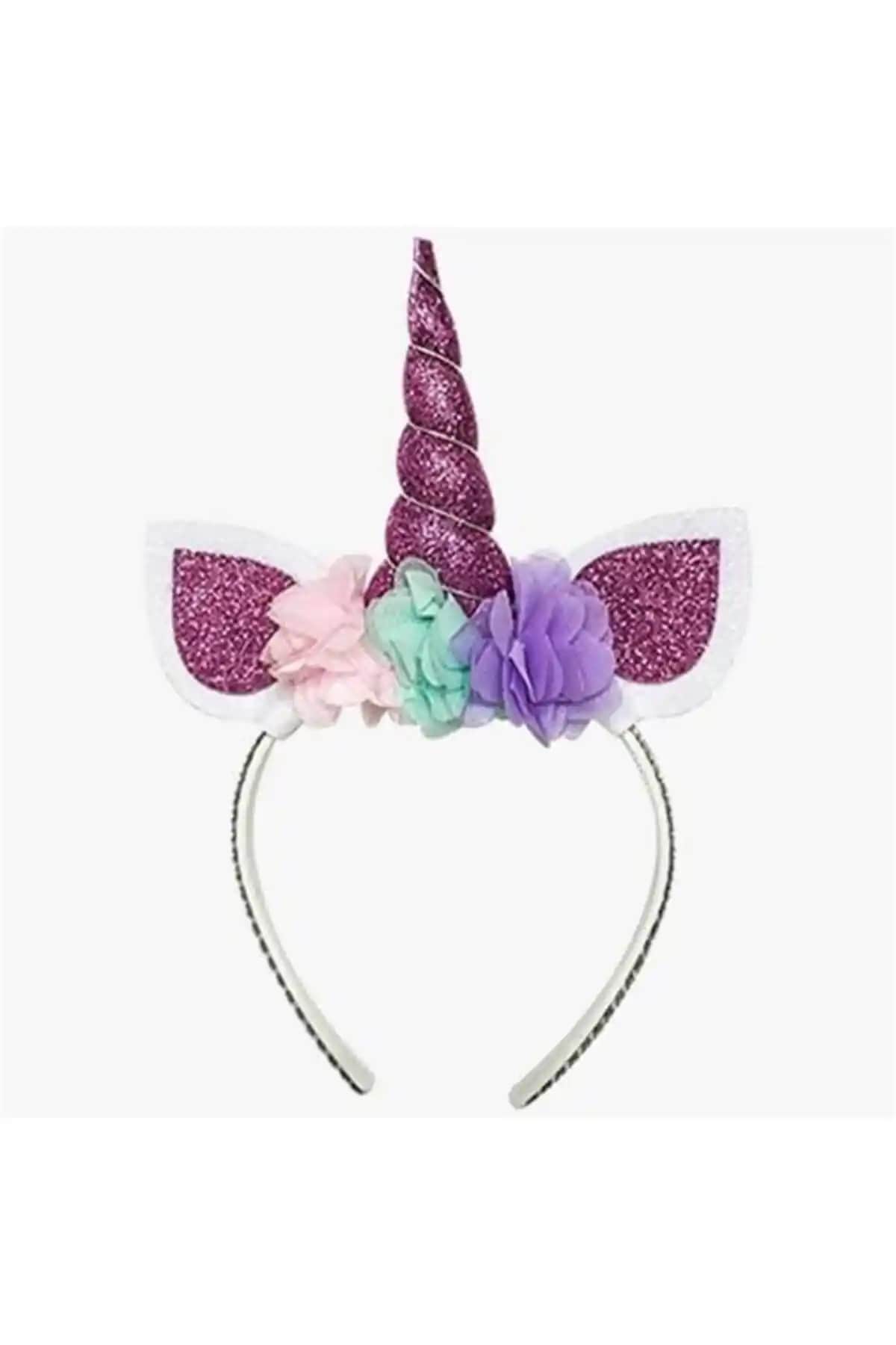 Eva Taç Unicorn Dolgulu Mor Çocuk Odası Dekorasyonu ve Hediye Seçenekleri