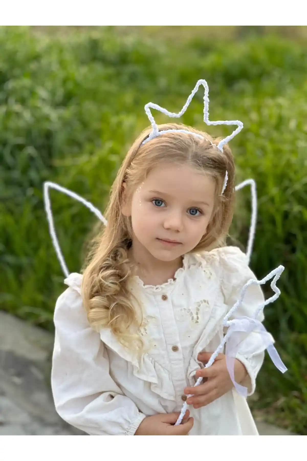 Saklı Design Beyaz Prenses Aksesuar Seti Çocuklar İçin Hayal Gücünü Destekler