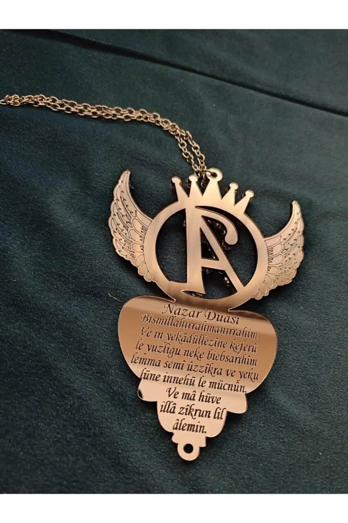 Yenilik Hediye Dünyam Pleksi Aynalı Dikiz Aynası Süsü Estetik ve Manevi Değerler Taşıyan Tasarım