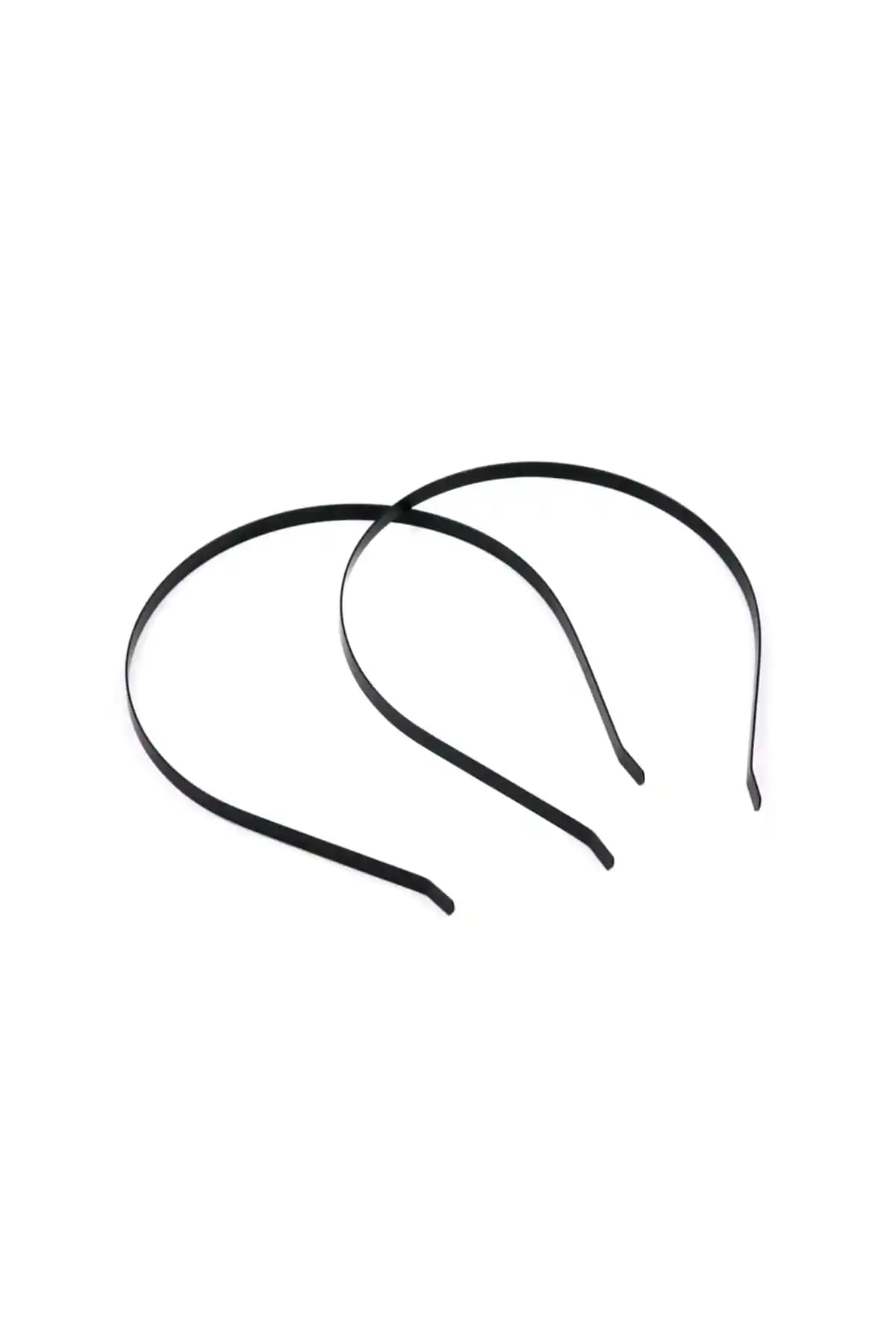 YFHOBİ Siyah Kaplama Metal Tac 5 mm Genişlik, El İşi ve Takı Tasarımları İçin Uygun