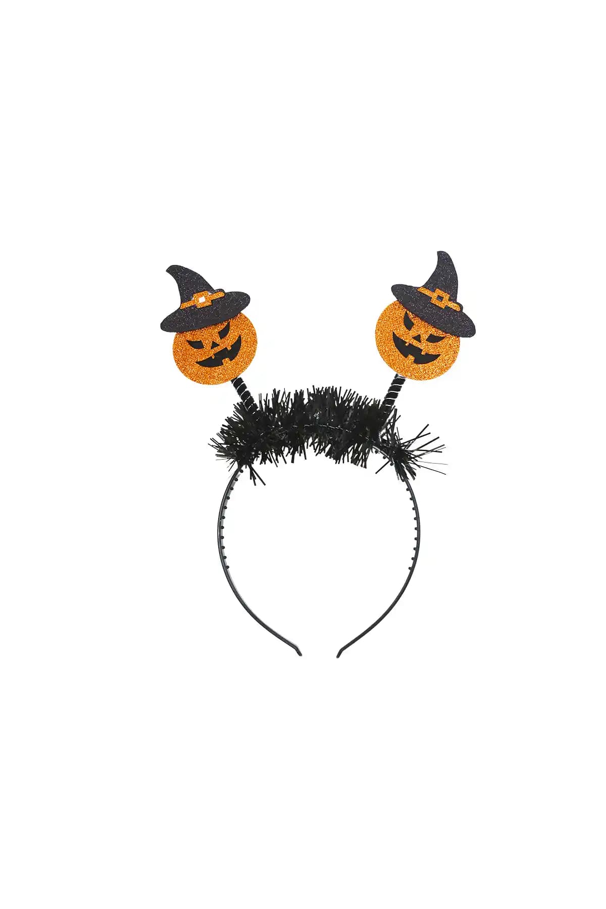 Yusuf Dirik YD Party Supplies Halloween Simli Balkabaklı Taç: Şık ve Eğlenceli Parti Aksesuarı