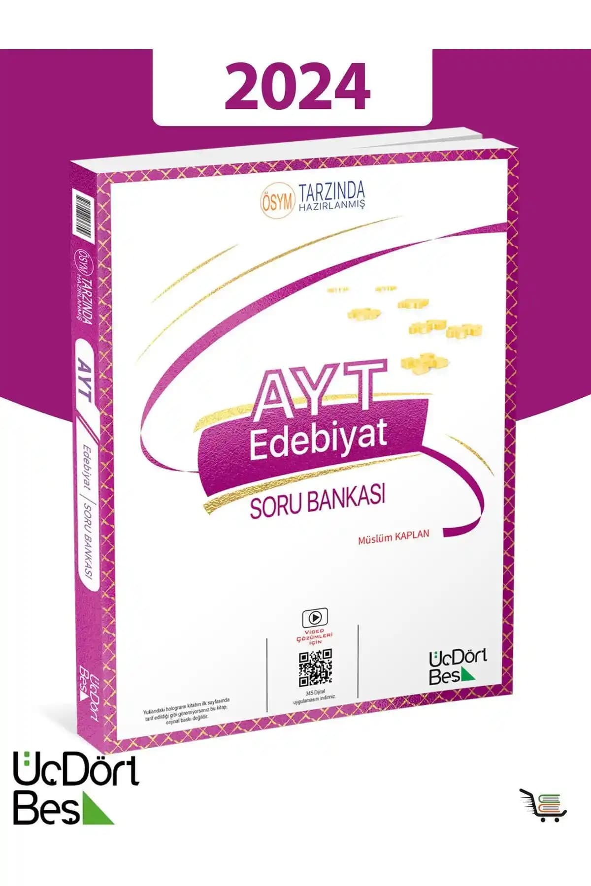 2025 AYT Edebiyat Soru Bankası: Üç Dört Beş Yayıncılık Güncel Sınav Kaynağı