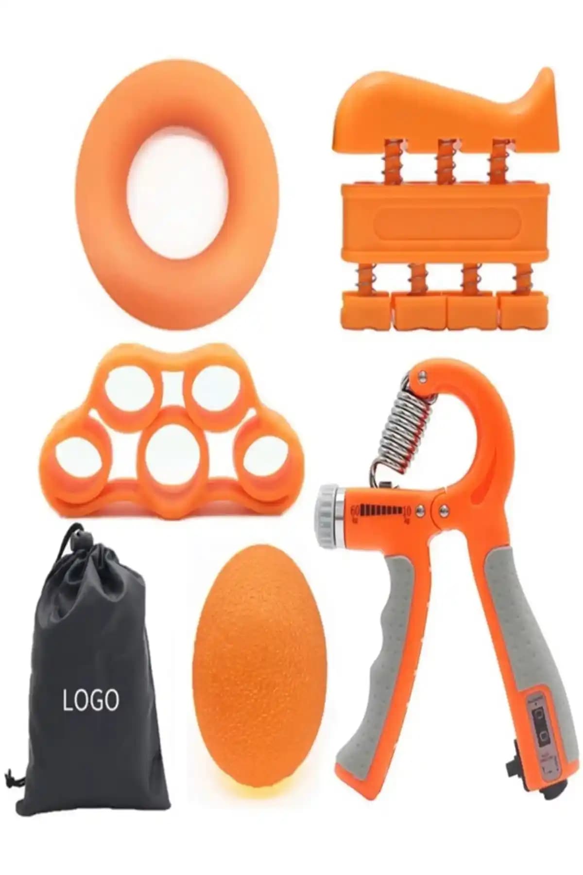 Clifton 5 Parça El Kol Bilek Parmak Egzersiz Seti ile Güçlendirme ve Dayanıklılık