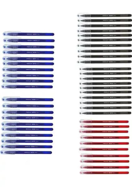 Pensan Büro Tükenmez Kalem 50'li Set: Ofis ve Günlük Yazım İçin Dayanıklı ve Çok Renkli