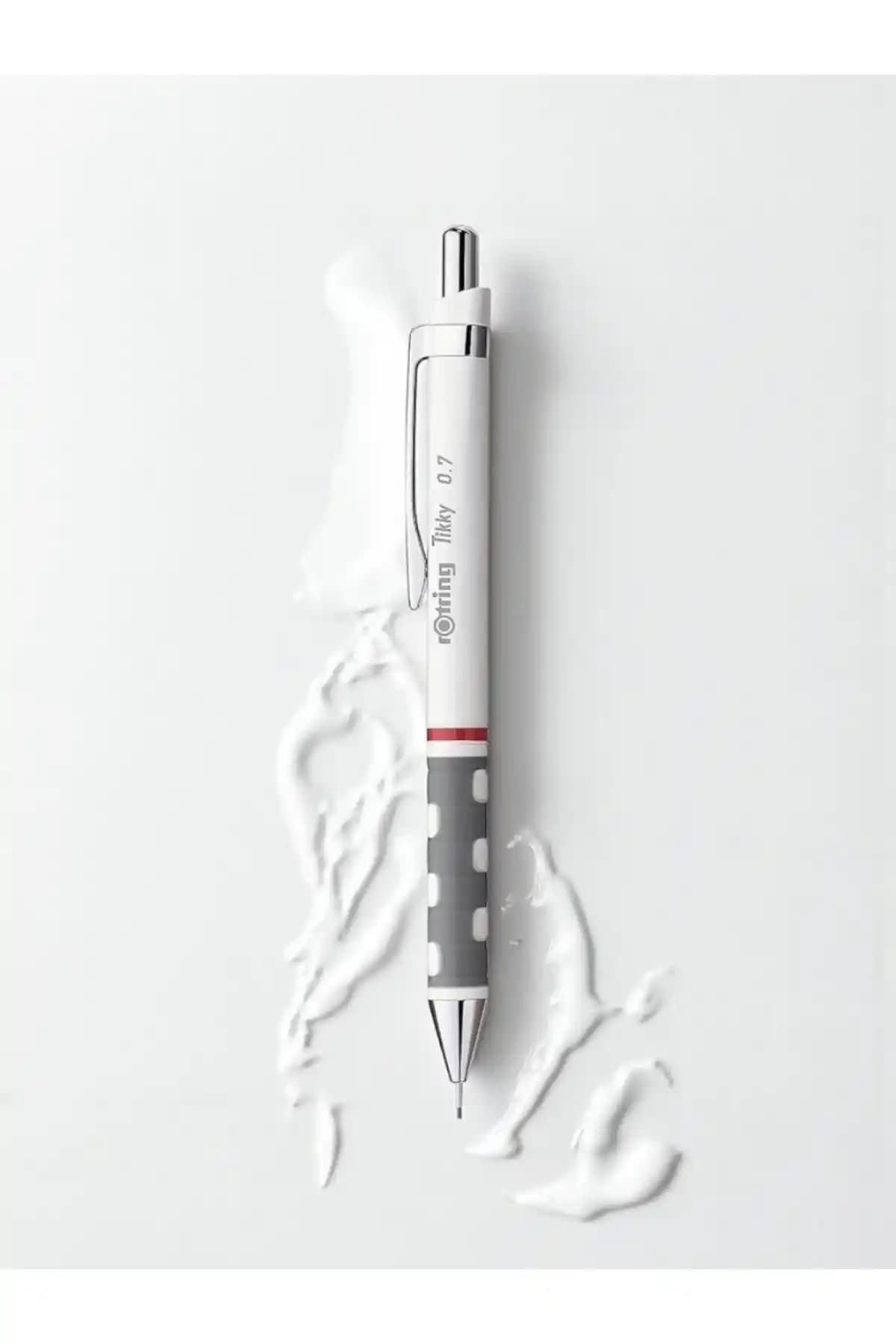 Rotring Tikky 0.7 mm Beyaz Mekanik Kurşun Kalem: Ergonomik ve Dayanıklı Yazım Aracı