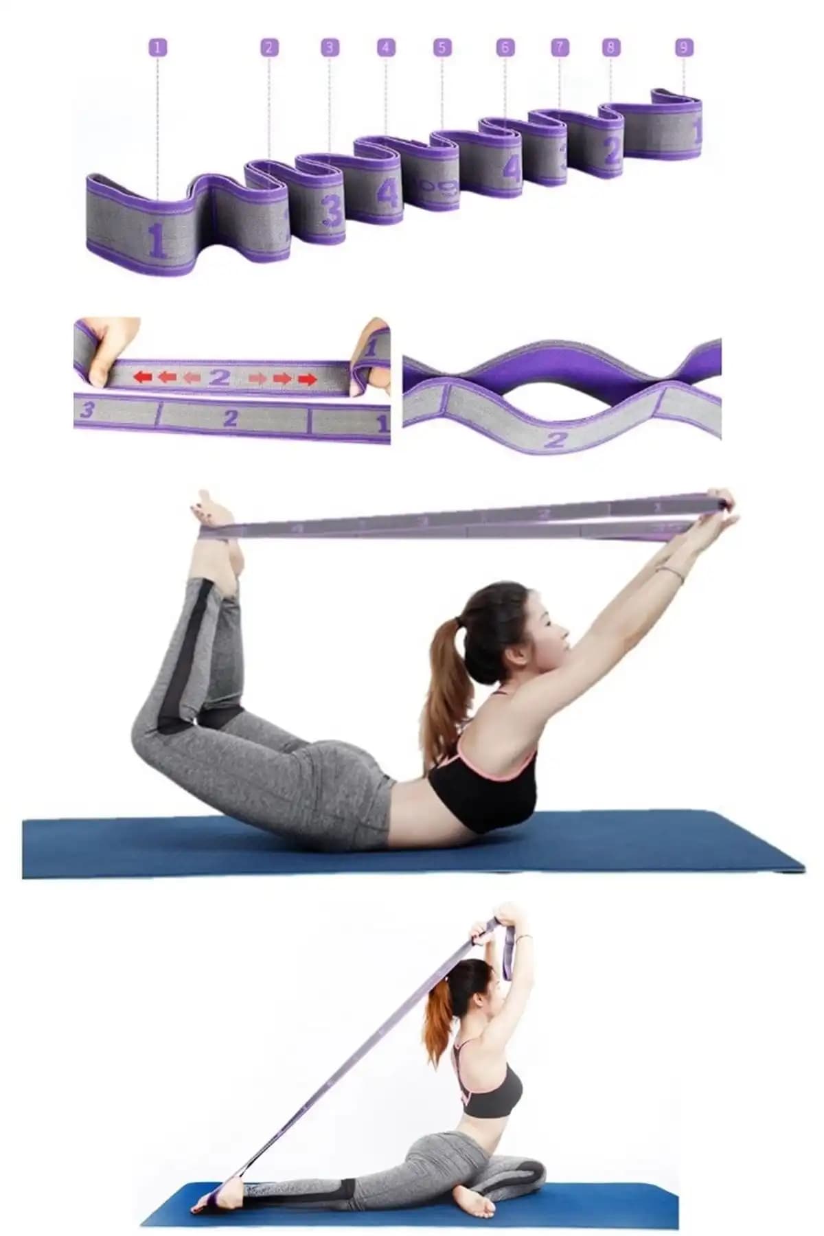 Delta 3'lü Pilates Bandı ve İndirimKap Jimnastik Eğitimi Bandı Karşılaştırması 2