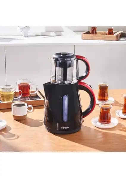 Karaca Çay Makinesi Karşılaştırması: Kettle 1501 ve Daystar Çelik Demlikli 1