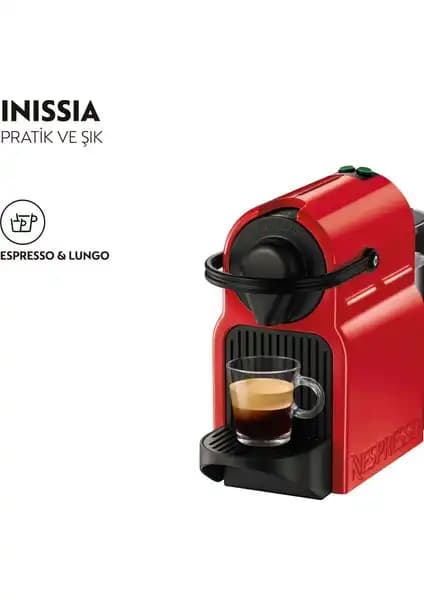 Tchibo Cafissimo Milk ve Nespresso İnissia C40 Kırmızı Modelleri Karşılaştırması 2