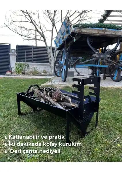 Enerjivar Katlanabilir Pratik Mangal: Dayanıklı ve Şık Dış Mekan Pişirme Çözümü