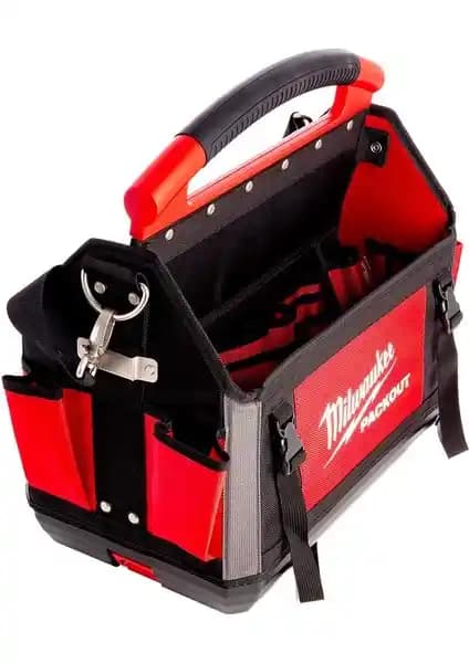 Milwaukee T4932464085 Ağır Hizmet Tipi Packout Alet Çantası ile Güvenli ve Düzenli Depolama