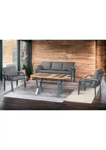 Tu Tienda Nergiz 3 1 1 Bahçe ve Balkon Mobilyası Seti Estetik ve Dayanıklı Tasarım